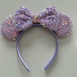 Purple Disney ears